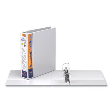 Stride Quickfit Pro Deluxe Heavy Duty Storage D-ring View Binder, 3 Rings, 2" Capacity, 11 X 8.5, White freeshipping - TVN Wholesale